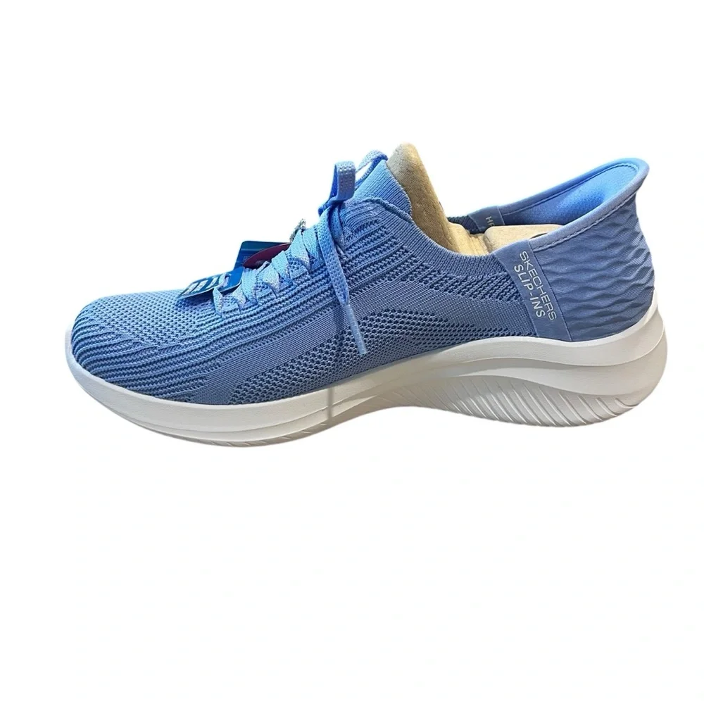 Skechers NEW Ultra Flex Brilliant Path Hands Free Slip in Shoes - Picture 3 of 8